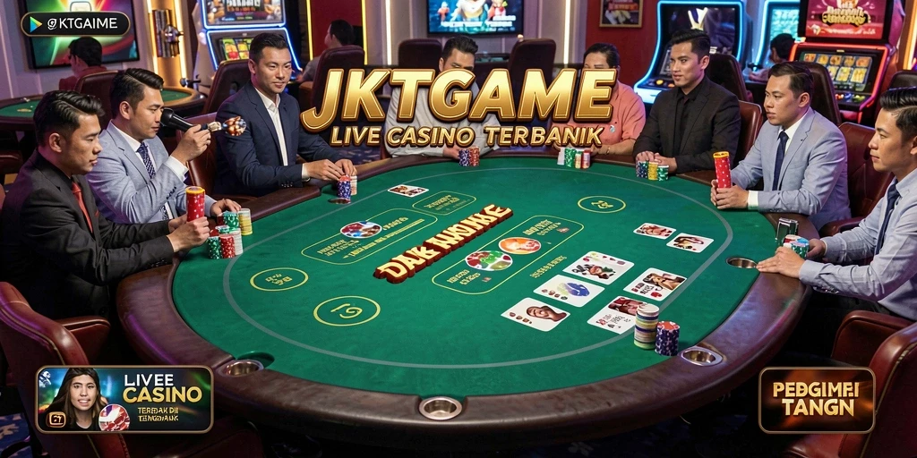 Gameplay menarik dari JKTGAME Live Casino dengan dealer langsung.