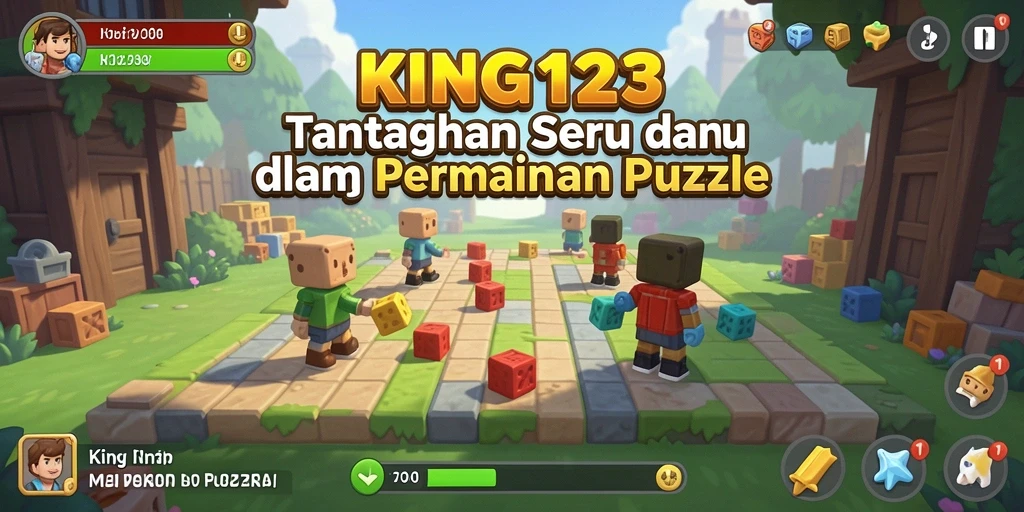 Tampilan gameplay KING123 yang memukau dengan berbagai puzzle menarik.