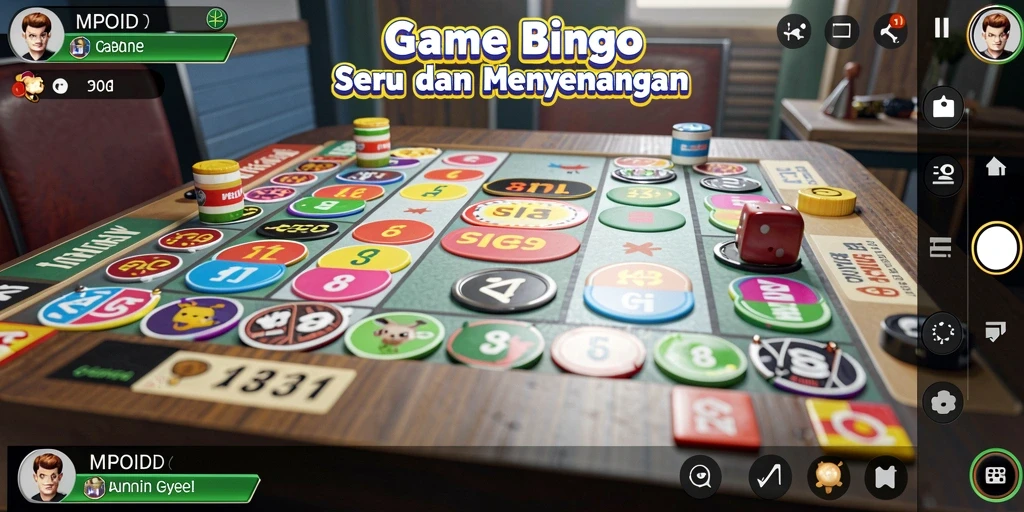 Screenshot gameplay MPOID menampilkan suasana Bingo yang seru dan interaktif.