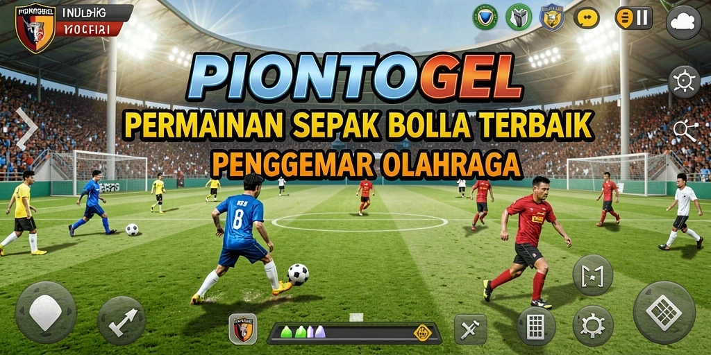 Tangkapan layar PIONTOGEL menampilkan aksi bermain sepak bola yang mendebarkan.