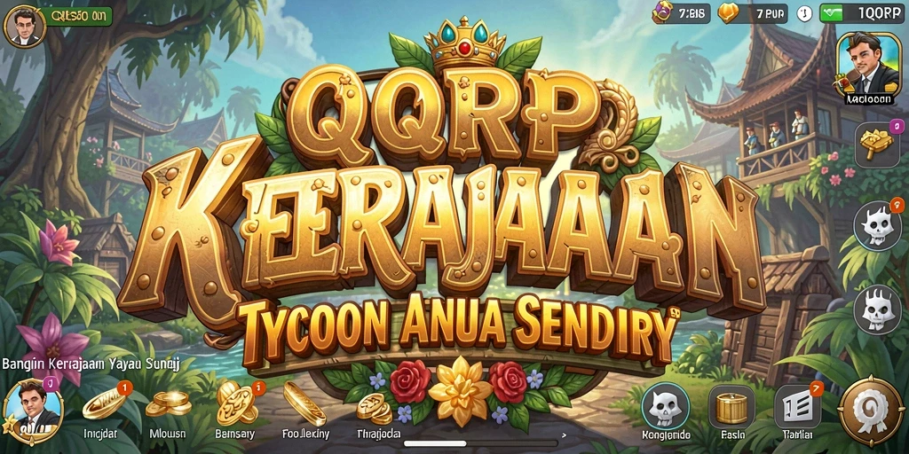 Tampilan gameplay QQRP yang menarik dan interaktif dalam genre Tycoon.