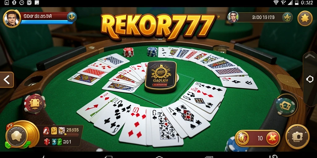 Gameplay seru dalam aplikasi gaple REKOR777 yang mengasyikkan.